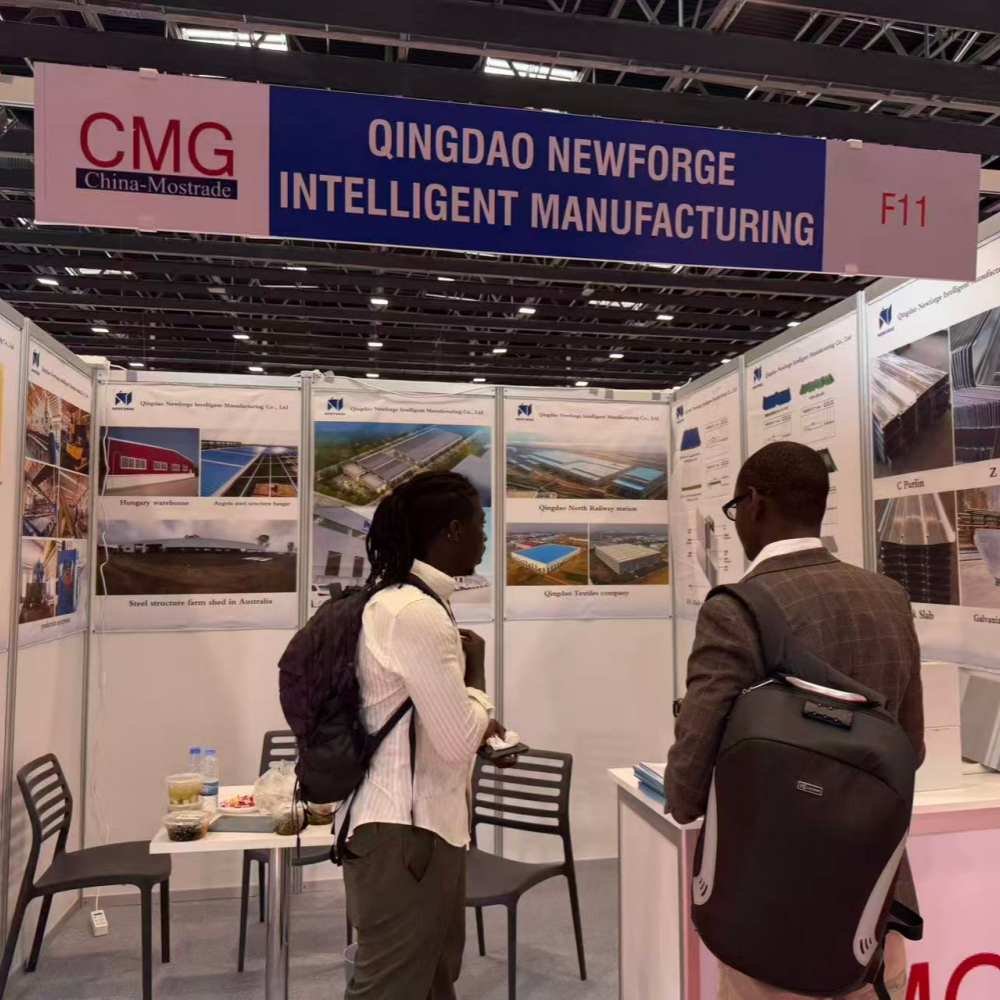 Qingdao Newforge Intelligent Manufacturing Co., Ltd. está atualmente participando da 2ª Build Expo Abidjan Costa do Marfim