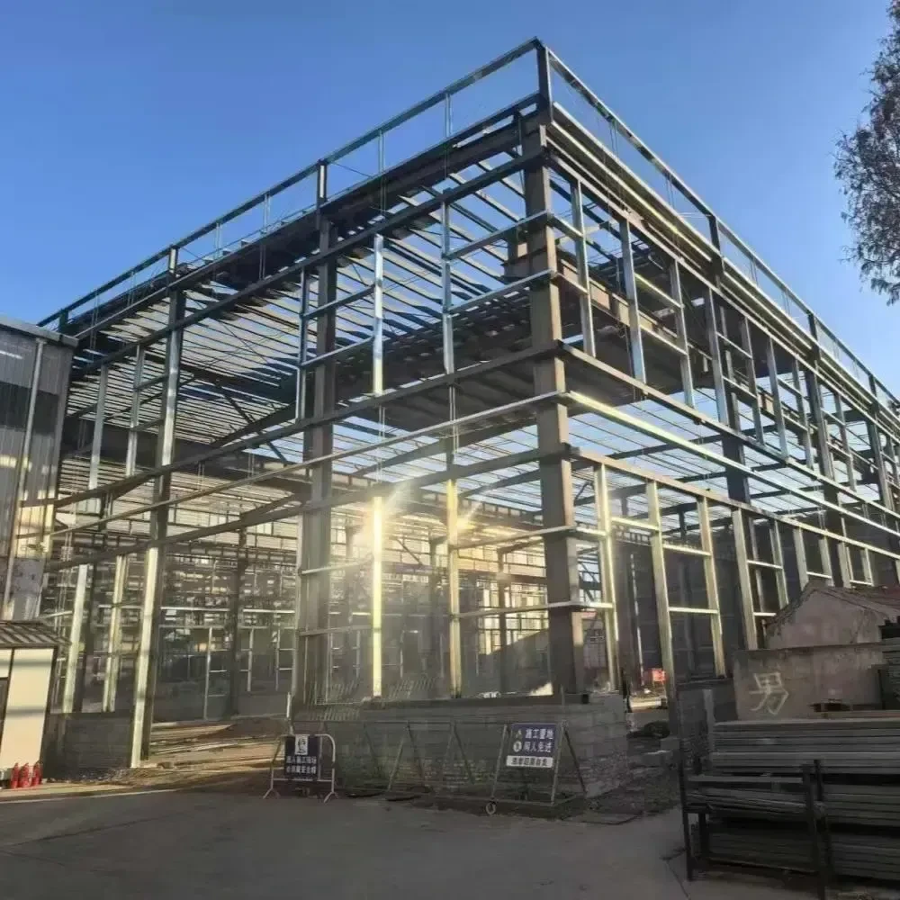 Edifício pré-fabricado de armazenamento industrial de tamanho personalizado do armazém com estrutura de aço galvanizado por imersão a quente certificado pela CE