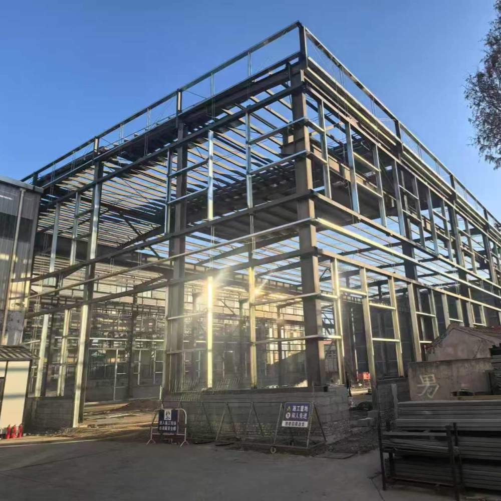 O CE certificou a oficina industrial feita sob encomenda do armazém portal da estrutura de aço da estrutura pré-fabricada Q355