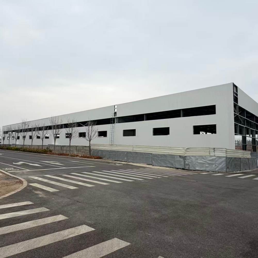 Direto da fábrica CE Q355 Estrutura de portal pré-fabricada Armazém de estrutura de aço Oficina industrial Construção de metal Design personalizado