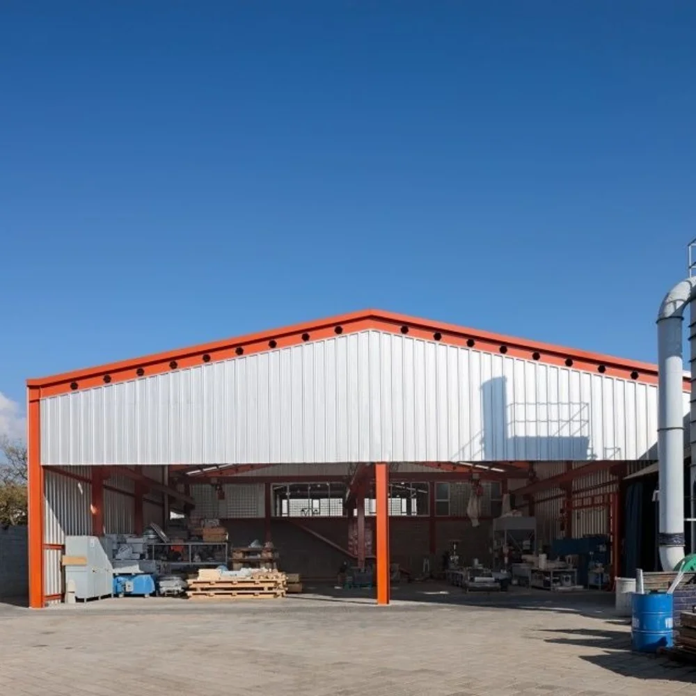 Oficina de estrutura de aço anticorrosão de alta resistência para processamento mecânico, uso de produção industrial, armazém de aço alto