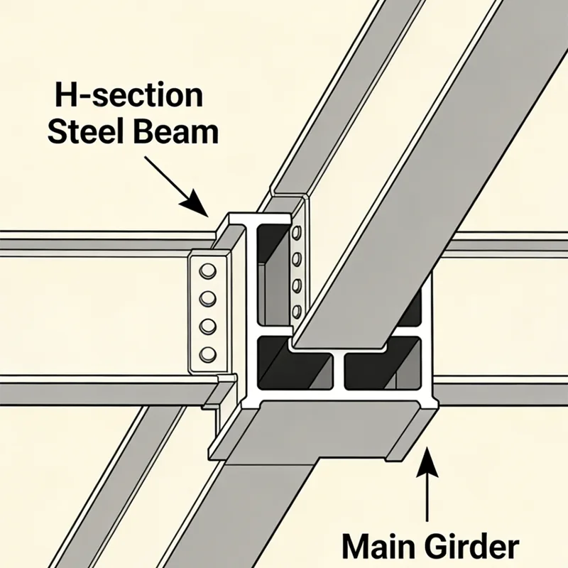 H-Section Steel Beamand Main Girder