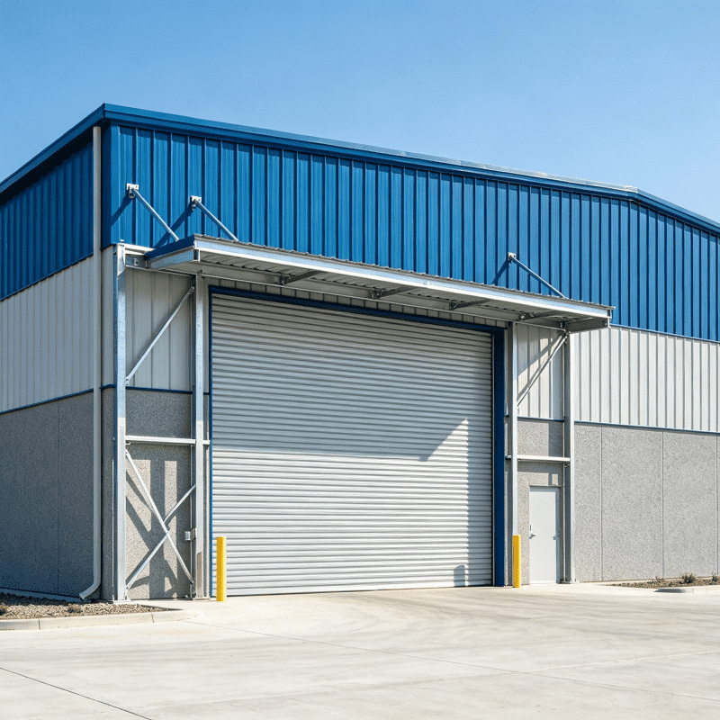 Armazém de Estrutura de Aço Industrial
