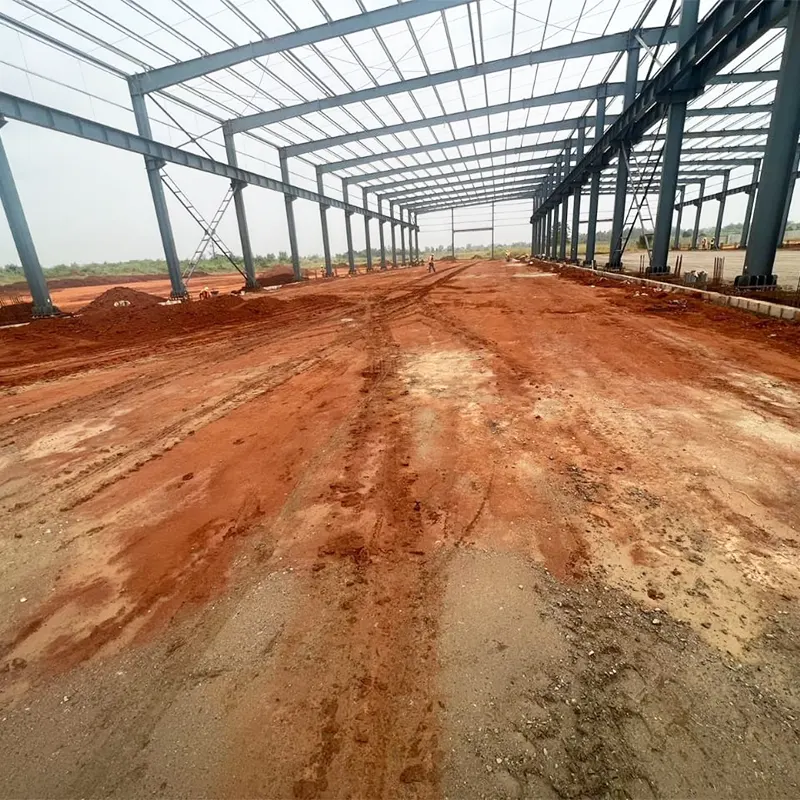 Oficina de estrutura de aço de estrutura de portal