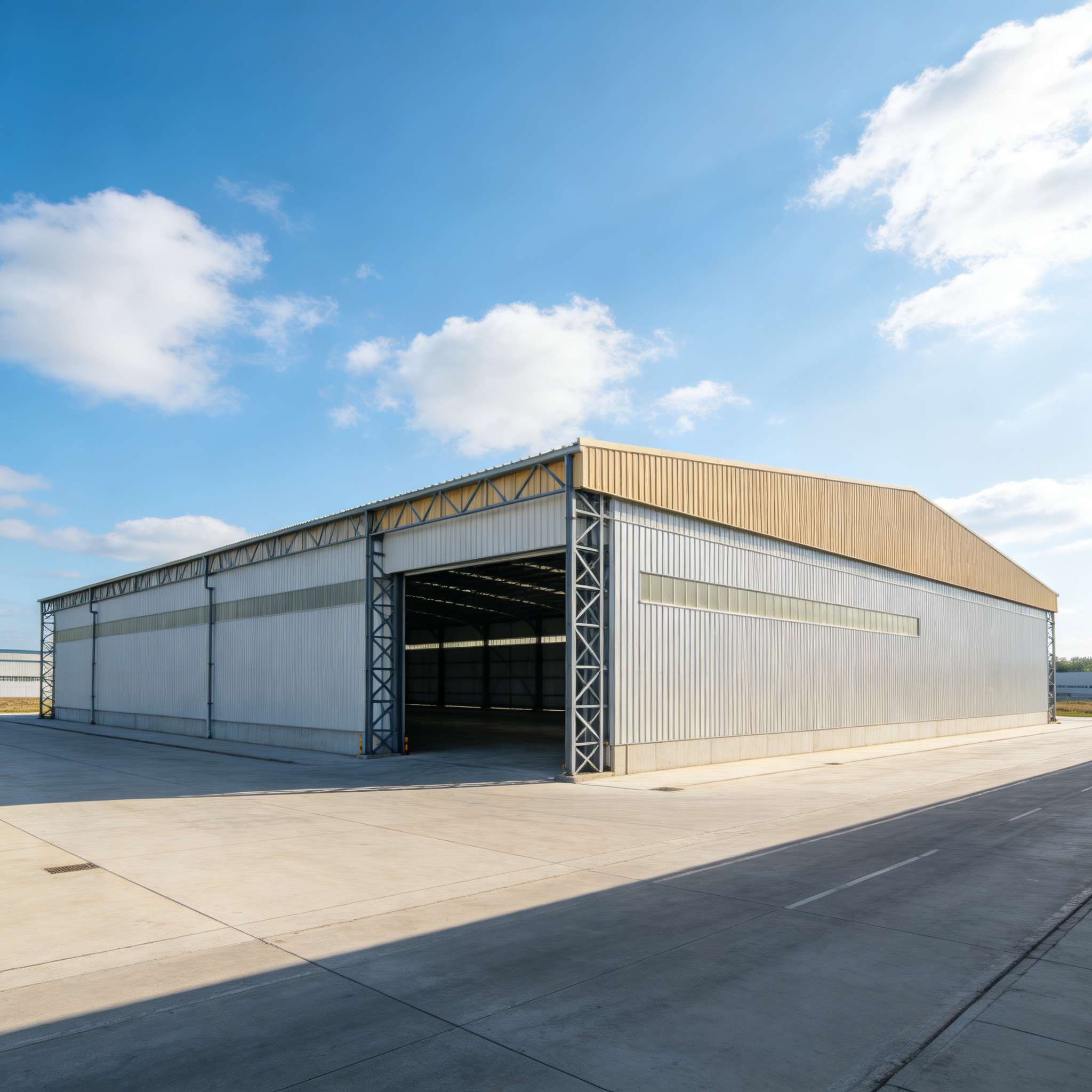 Oficina de armazém de estrutura de aço pré-fabricada, construção de fábrica industrial de estrutura metálica