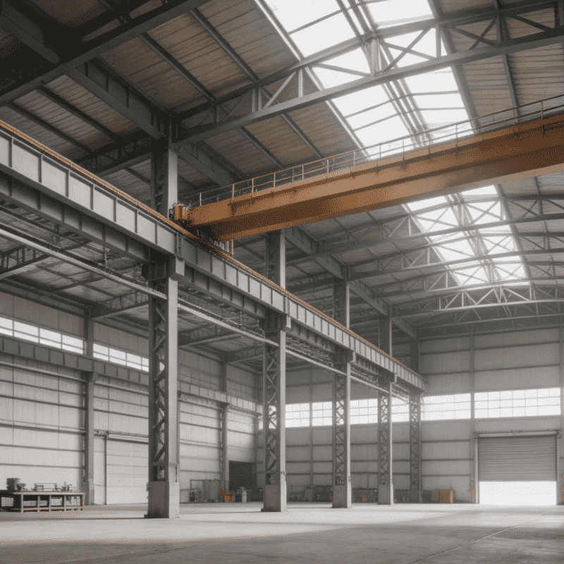 Oficina industrial de estrutura de aço portal pré-fabricada e construção de armazém