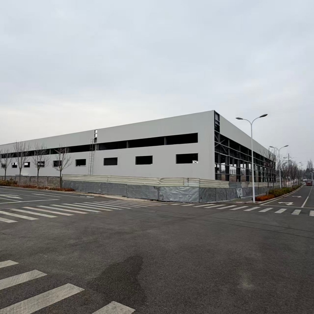 Edifício de oficina industrial de armazém de estrutura de aço pré-fabricado