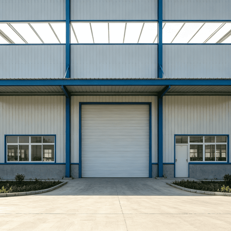 Oficina de estrutura de aço pré-fabricada