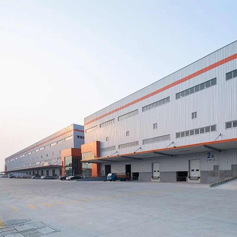 Galpão com estrutura de aço